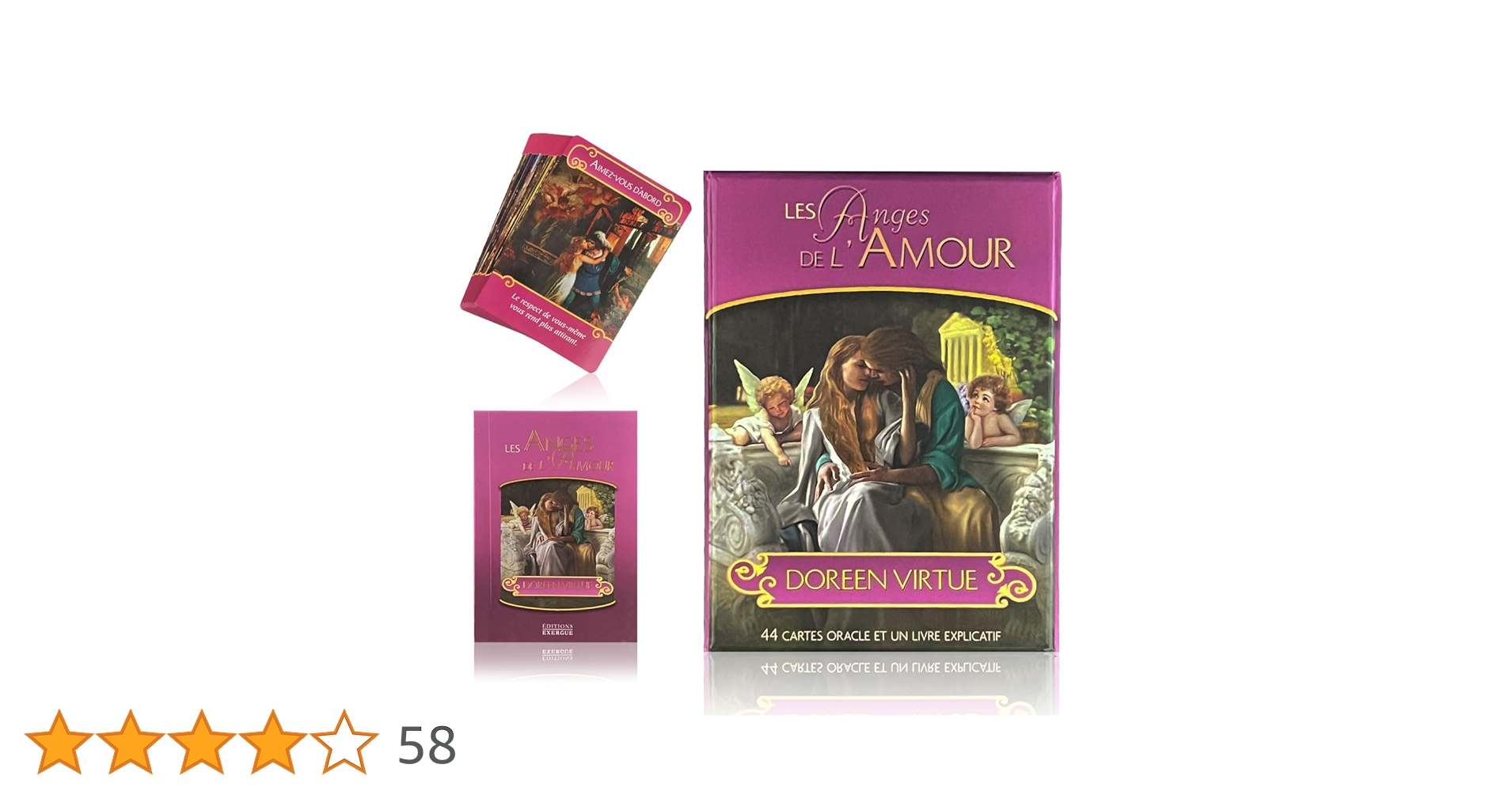 Amazon.co.jp: ロマンスエンジェルオラクルカード フランス語版 正規品